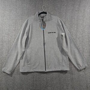 Greg Norman Outerwear‎ Jacket Mens Large Grey Zip Up Lightweight Jacket Knauz